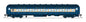 Broadway Ltd - N CNJ 80'Pass Coach Blue Comet 2pk B