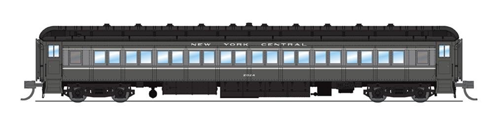 Broadway Ltd - N NYC 80'Pass Coach Gray 2pk A