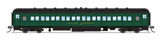 Broadway Ltd - N MEC 80'Pass Coach Grn&Gol 2pk B