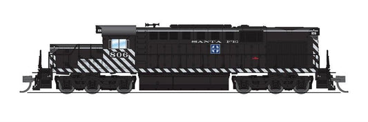 Broadway Ltd - N Alco RSD-15 ATSF 810 Zebra Stripes W/s