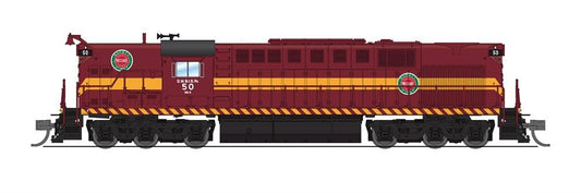Broadway Ltd - N Alco RSD-15 DM&IR 53 Maroon W/sd