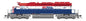 Broadway Ltd - HO EMD SD40-2 BC Rail #741