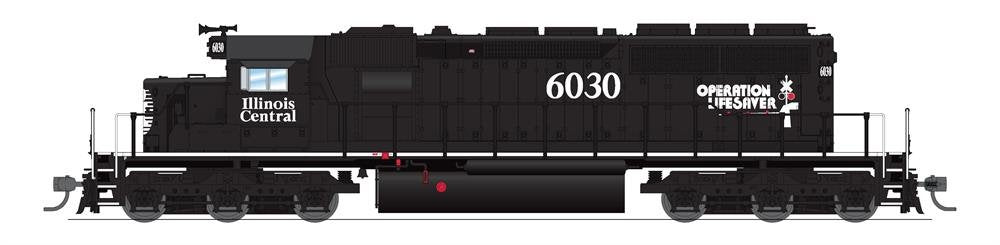 Broadway Ltd - HO EMD SD40-2 IC #6030 Operation Lifesav