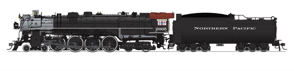 Broadway Ltd - HO NP A-3 4-8-4 pre-1947 #2661 Hybrid