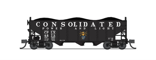 Broadway Ltd - N N&W 3bay Hopper CP&L 2pk A