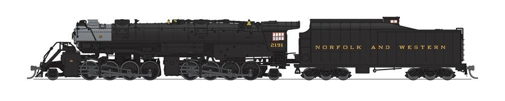 Broadway Ltd - N N&W Y6b 2-8-8-2 2191 W/sd