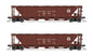 Broadway Ltd - N H32 Cvd Hopper PRR 2pk A Red