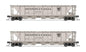 Broadway Ltd - N H32 Cvd Hopper PRR 2pk B Gray