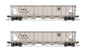 Broadway Ltd - N H32 Cvd Hopper PRR 2pk Gray