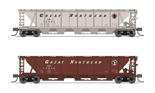 Broadway Ltd - N H32 Cvd Hopper GN 2pk