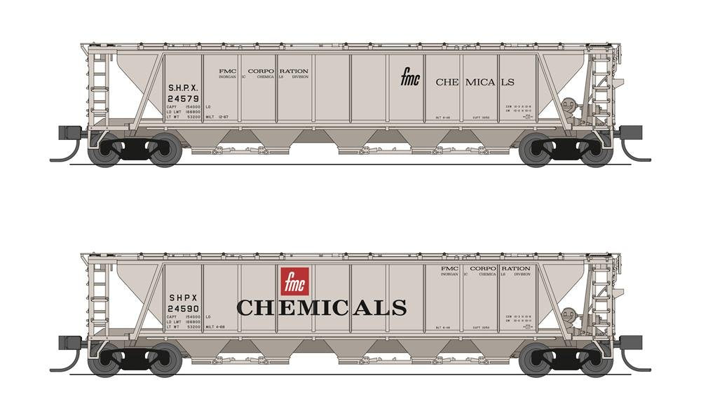 Broadway Ltd - N H32 Cvd Hopper FMC Chem 2pk