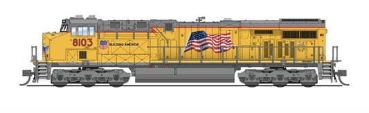 Broadway Ltd - N GE ES44AC UP 8110 W/sd