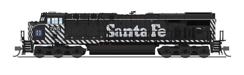 Broadway Ltd - N GE ES44AC ATSF 785 W/sd
