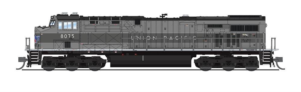Broadway Ltd - N GE ES44AC UP 8075 W/sd