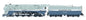 Broadway Ltd - Ho ATSF Blue Goose 3460 W/sd+S