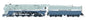Broadway Ltd - Ho ATSF Blue Goose 3460 W/sd+S W/out