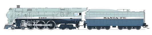 Broadway Ltd - Ho ATSF Blue Goose 3460 W/sd+S Early1939