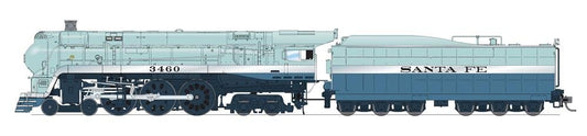 Broadway Ltd - Ho ATSF Blue Goose 3460 W/sd+S 1950Appea