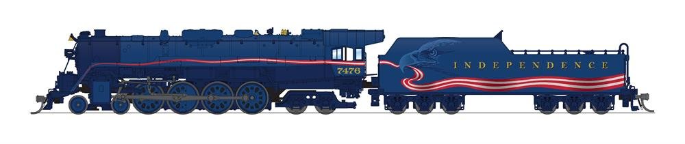 Broadway Ltd - N Reading T1 4-8-4 Independence Day W/sd
