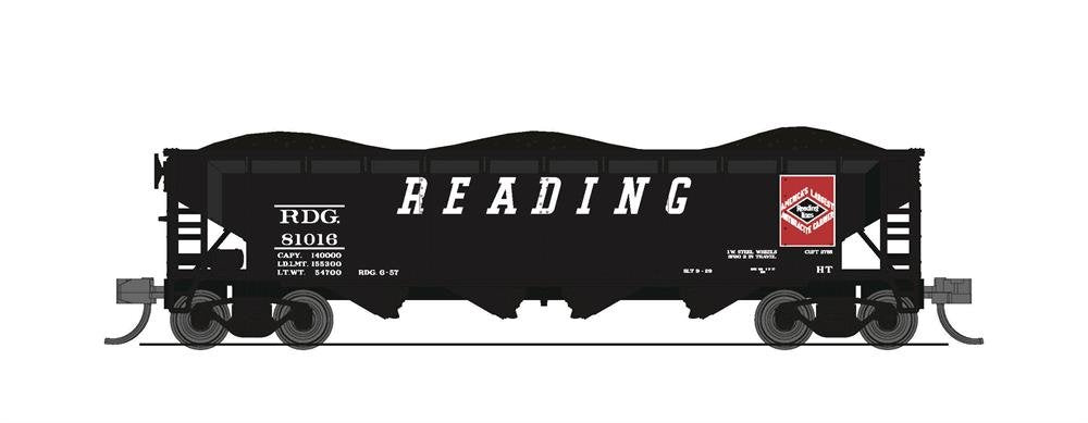 Broadway Ltd - N ARA 70t Quad Hopper 4-pk RDG Fantasy