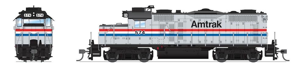 Broadway Ltd - Ho EMD GP20 AMTK 574 W/sd