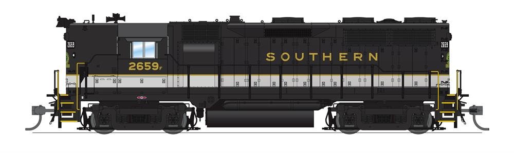 Broadway Ltd - Ho EMD GP35 South 2659 Tuxedo Schems W/s