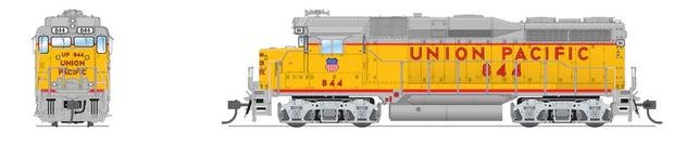 Broadway Ltd - Ho EMD GP30 UP 844 Appears Today W/sd