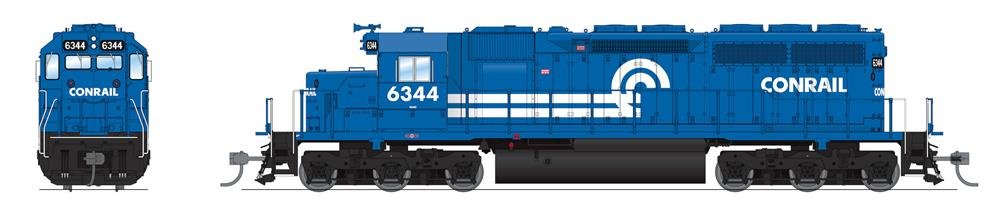 Broadway Ltd - Ho EMD SD40 Con 6351 Para4 W/sd