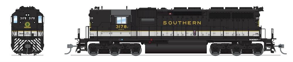 Broadway Ltd - Ho EMD SD40 South 3178 Para4 W/sd