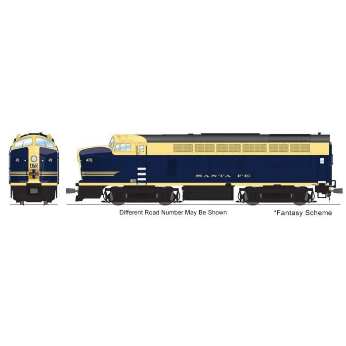 Broadway Ltd - HO BF-16 Sharknose A P4 ATSF #470C Fanta