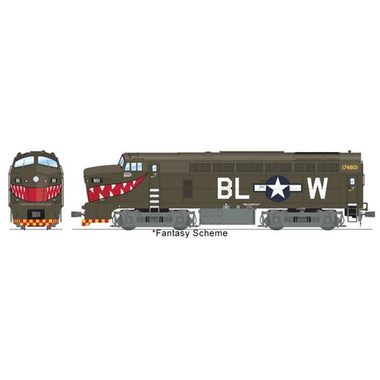 Broadway Ltd - HO BF-16 Sharknose A P4 USAF #801 Fantas