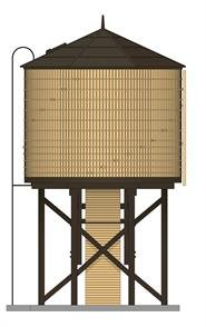 Broadway Ltd - Ho Oper Water Tower W/sd Undec Yello Wea