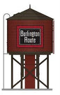 Broadway Ltd - Ho Oper Water Tower W/sd CB&Q Weathered