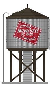 Broadway Ltd - Ho Oper Water Tower W/sd Milw Weathered