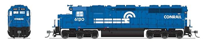 Broadway Ltd - HO EMD SD45 P4 Conrail #6120
