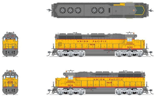 Broadway Ltd - HO EMD SD45 P4 UP #3632