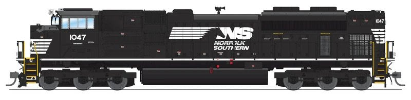 Broadway Ltd - Ho EMD SD70ACe NS 1055 B&W W/dcc