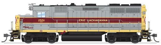 Broadway Ltd - HO GP35 Erie Lackawana#2560 DC/DCC/Snd