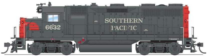 Broadway Ltd - HO GP35 Southern Pacific#6643 DC/DCC/Snd