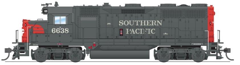 Broadway Ltd - HO GP35 Southern Pacific#6638 DC/DCC/Snd