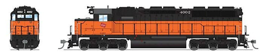 Broadway Ltd - HO EMD SD45 no sound MILW #4002
