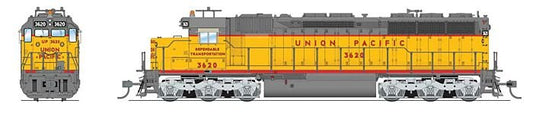 Broadway Ltd - HO EMD SD45 no sound UP #3620