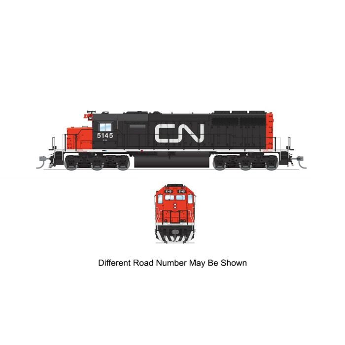 Broadway Ltd - HO SD40 no snd CN #5145 Noodle