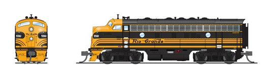 Broadway Ltd - N EMD F7A no sound DRGW #5564