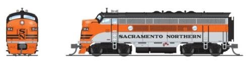 Broadway Ltd - N EMD F3A SN #301D Stainless & Or. HTDX