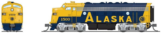 Broadway Ltd - N EMD F7A ARR #1500 Blue & Yellow HTDX