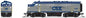 Broadway Ltd - N EMD F7A CSX #116 Blue & L. Gray HTDX
