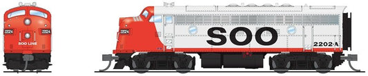 Broadway Ltd - N EMD F7A SOO #2203B Red & White HTDX