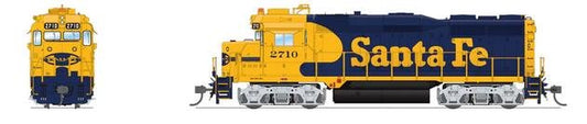Broadway Ltd - HO EMD GP30 no sound ATSF #2723 Blue Bon