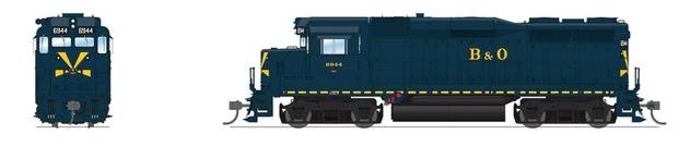 Broadway Ltd - HO EMD GP30 no sound B&O #6944